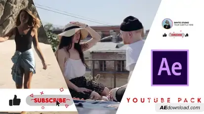 Youtube Pack broadcast-packages template preview