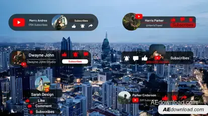 YouTube Subscribe Titles Titles template preview