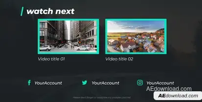 Youtuber Opener & Lower Thirds Package broadcast-packages template preview