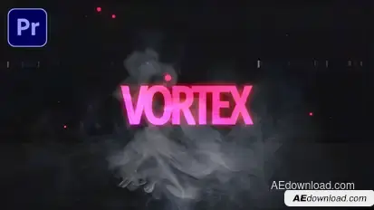 Vortex Premiere Pro template preview