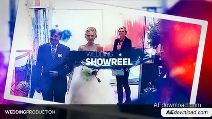 Wedding Day Video Displays template preview