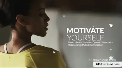 Workout Motivation Opener Video Displays template preview