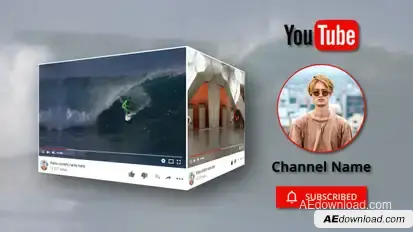 Youtube Promo Video Displays template preview
